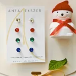 Antiallergén Colors fülbevaló szett