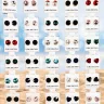 Hypoallergenic silicone earrings with roud zirconia stone