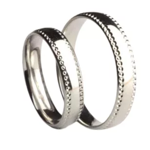 COMF/4AB Amsterdam white gold wedding band
