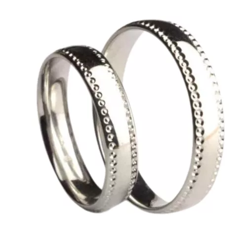 COMF/4AB Amsterdam white gold wedding band