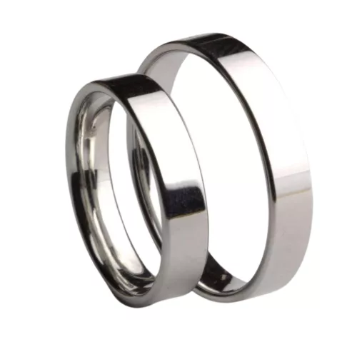 COMF/4E Munich white gold wedding band