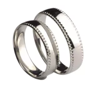 COMF/5AB Utrecht white gold wedding band