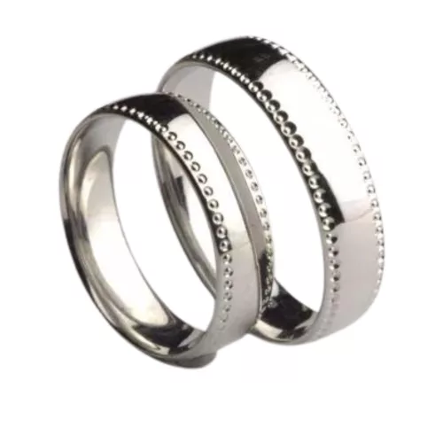 COMF/5AB Utrecht white gold wedding band