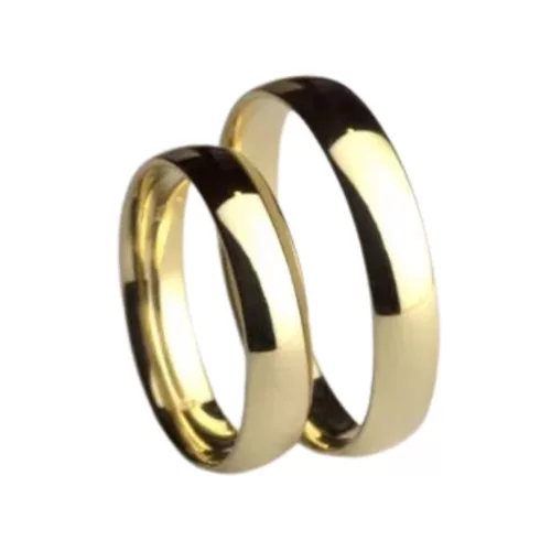 COMS/4A Dallas yellow gold wedding band