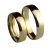 COMS/5A Cairo yellow gold wedding band