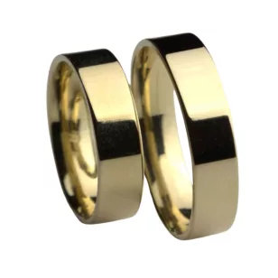 COMS/5E Stanford yellow gold wedding band
