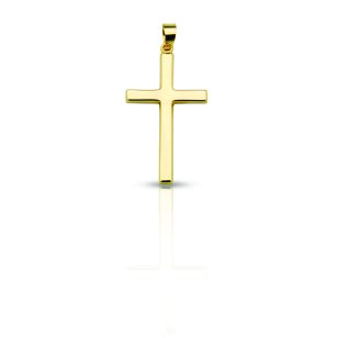 Gold cross pendant