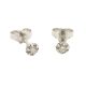White gold diamond earrings 0.10 carat brilliant