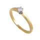 Gold engagement ring Poppy