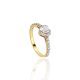 Gold Love Engagement Ring