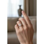 Gold Love Engagement Ring