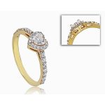 Gold Love Engagement Ring
