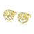 Tree of Life gold stud earrings