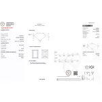 0.59 ct baguette (elongated) cut diamond