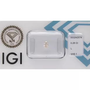   0.28 ct gyémánt kő, navett (marquise) csiszolású briliáns