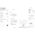 2.00 ct Champagne-colored diamond stone, round brilliant cut