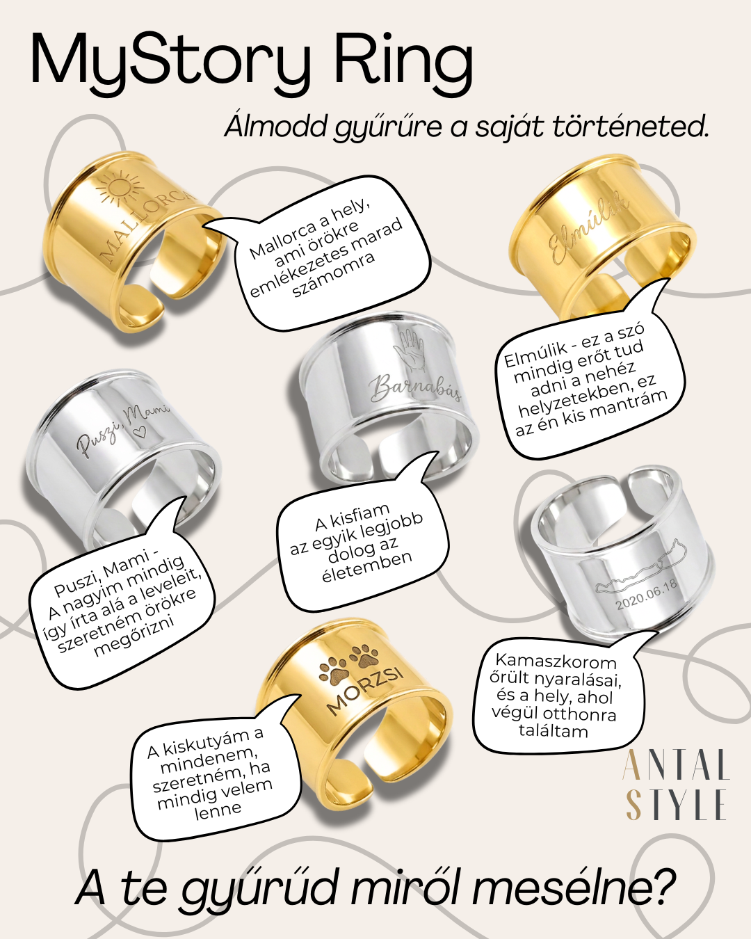 MyStory Ring ékszer illusztráció